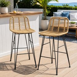Rattan Outdoor Bar Stools: Quality and Comfort Combined