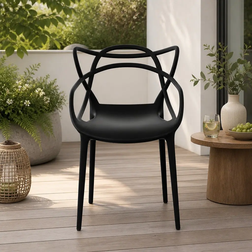 Stackable Outdoor Chairs Set