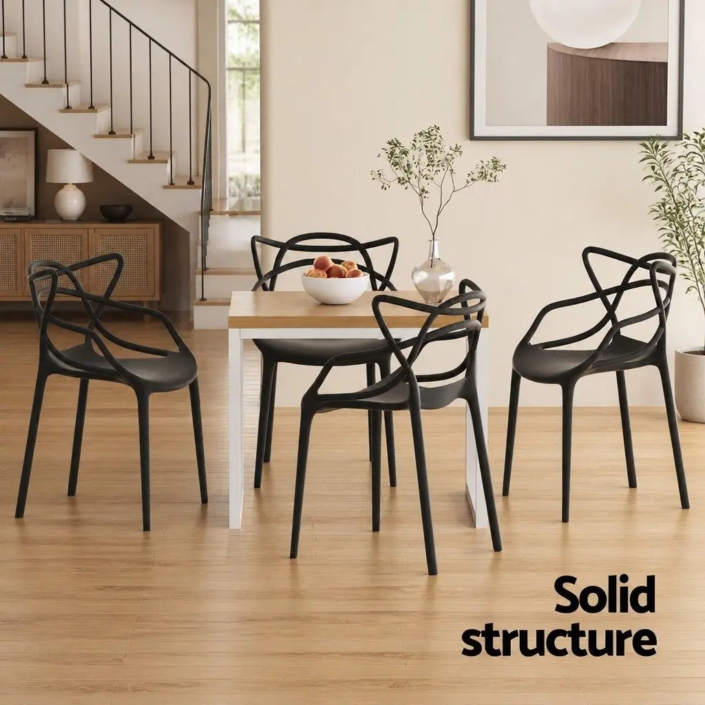 Stackable Outdoor Chairs Set