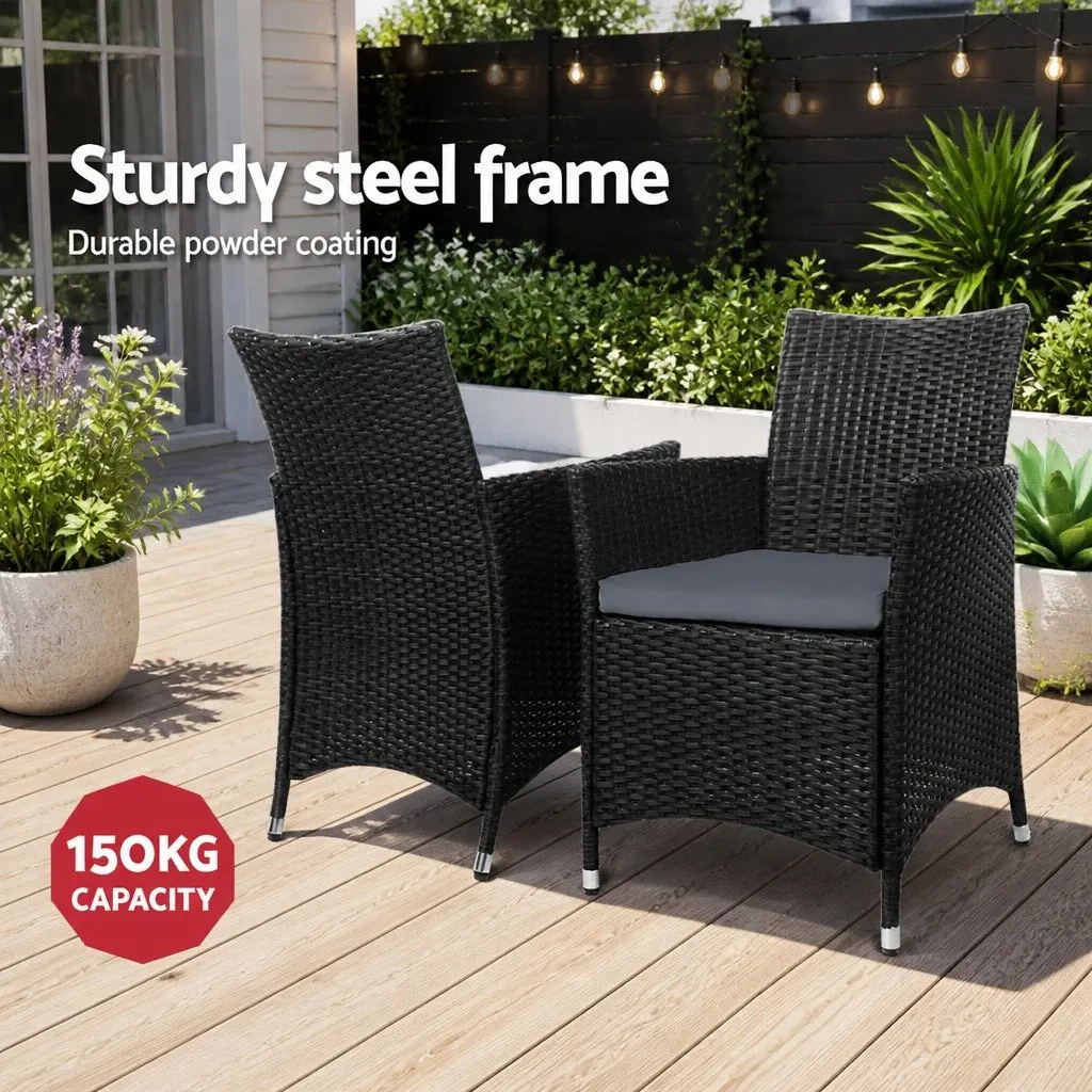 3PC Bistro Set for Outdoor Enjoyment
