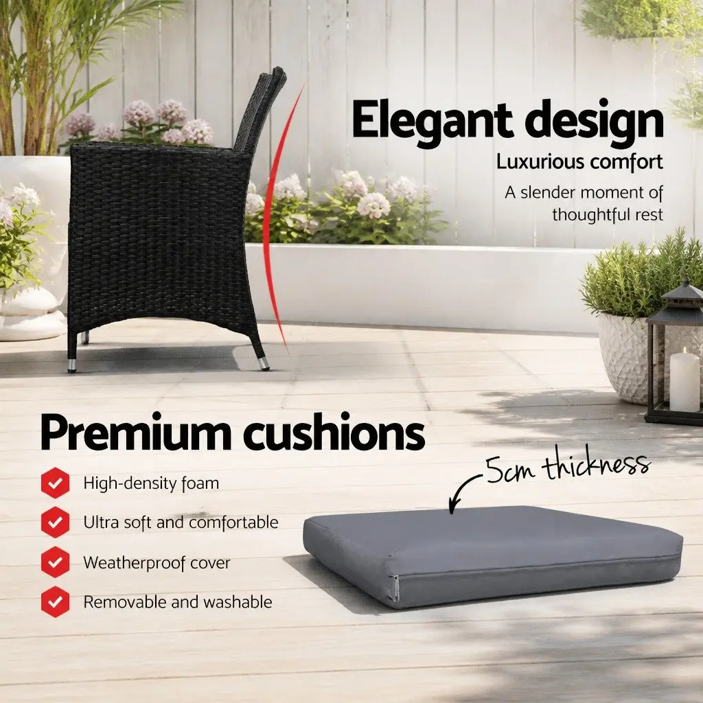 3PC Bistro Set for Outdoor Enjoyment