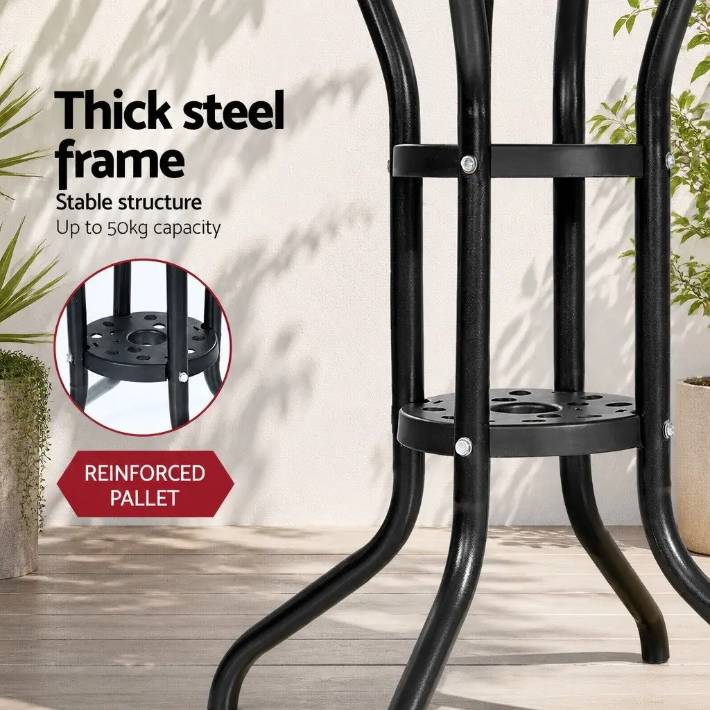 3PC Bistro Set for Outdoor Enjoyment