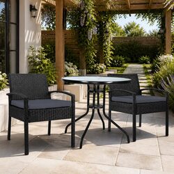 Compact and Stylish 3-Piece Bistro Set