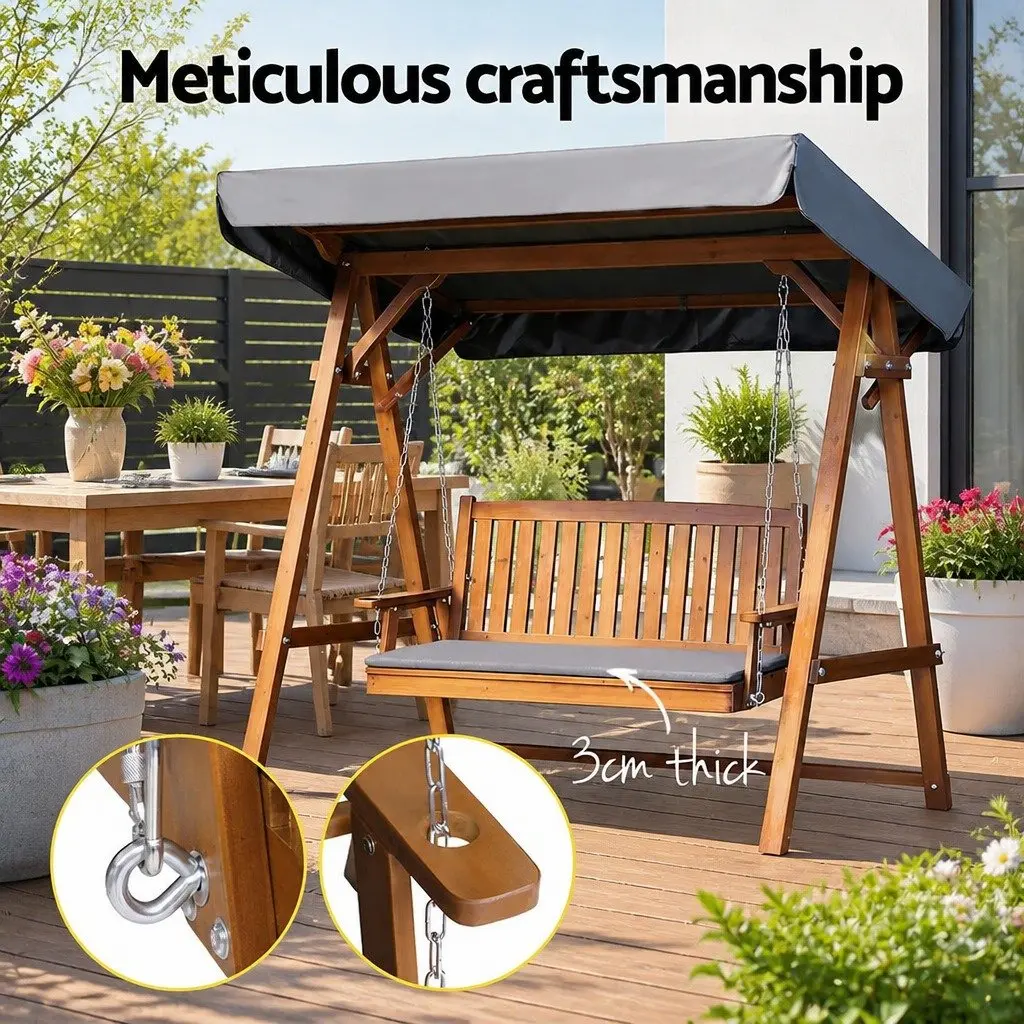 3 Seater Garden Swing Chair