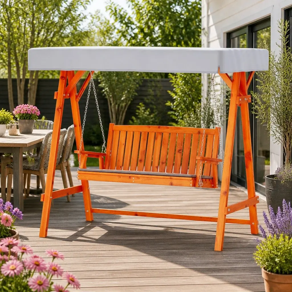 3 Seater Garden Swing Chair