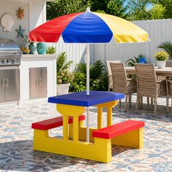 Compact Kids Table and Chairs Set for Fun Activities