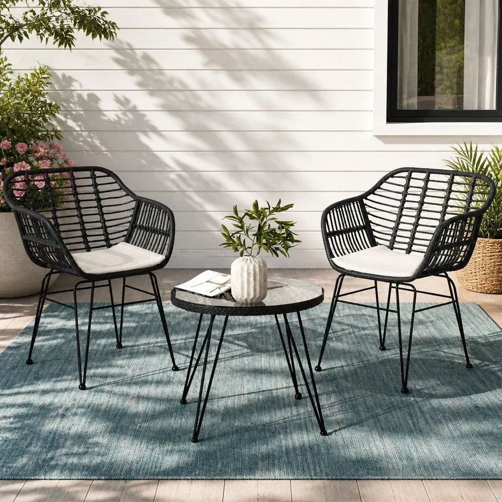 3-Piece Outdoor Lounge Set for Easy Enjoyment