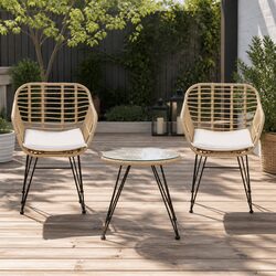 3PC Outdoor Bistro Set for Relaxing Gatherings