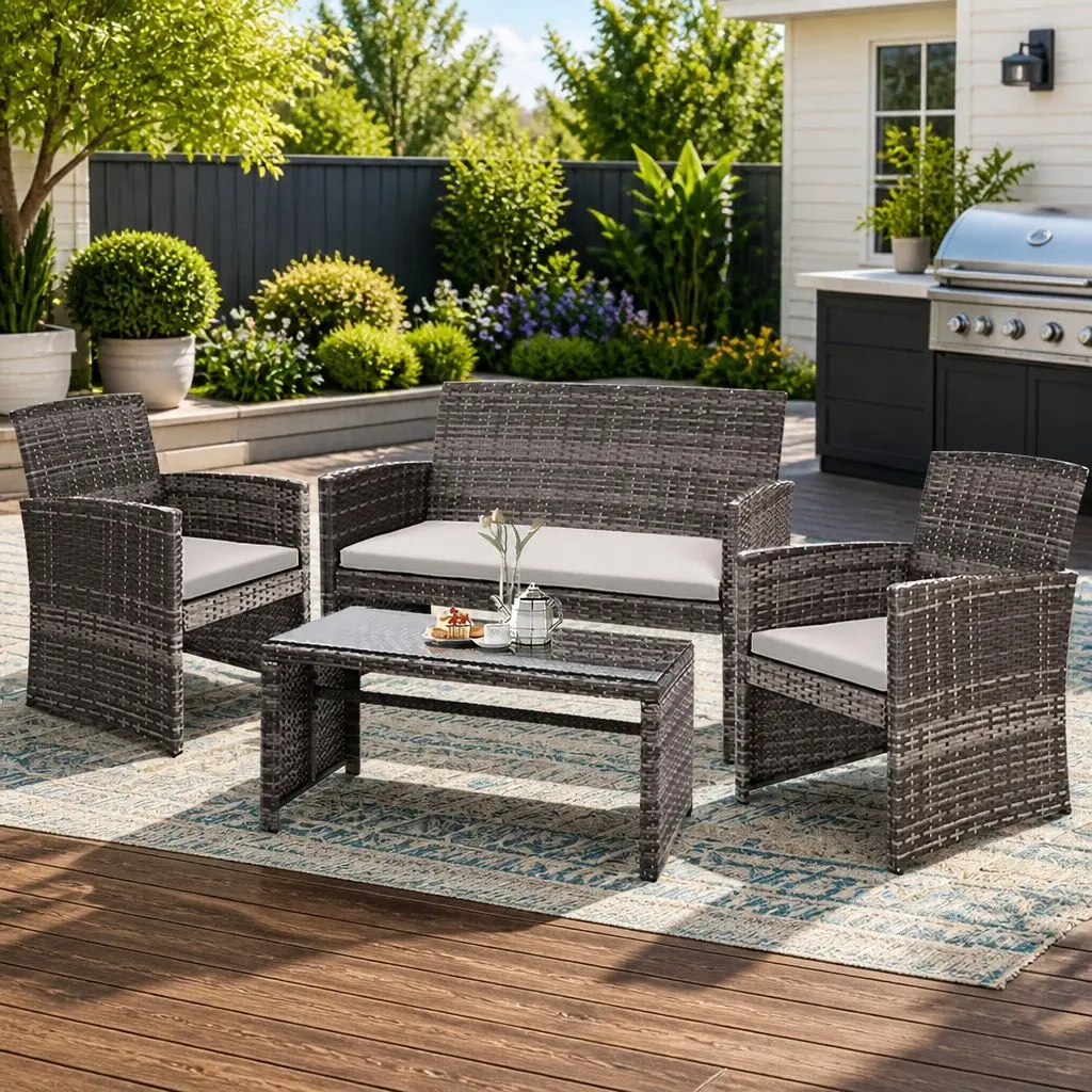4-Piece Outdoor Sofa Set