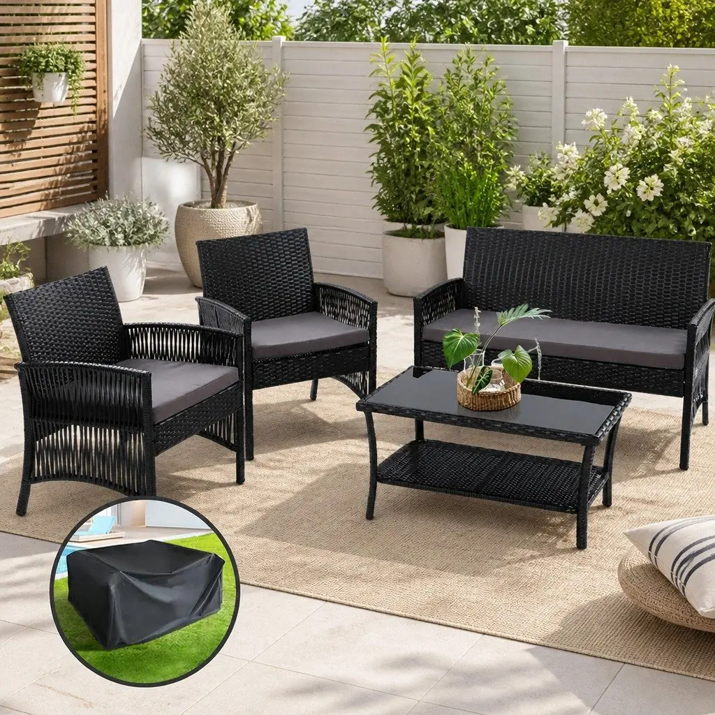 4-Piece Outdoor Sofa Set