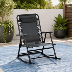 Compact and Comfortable Folding Rocking Chair