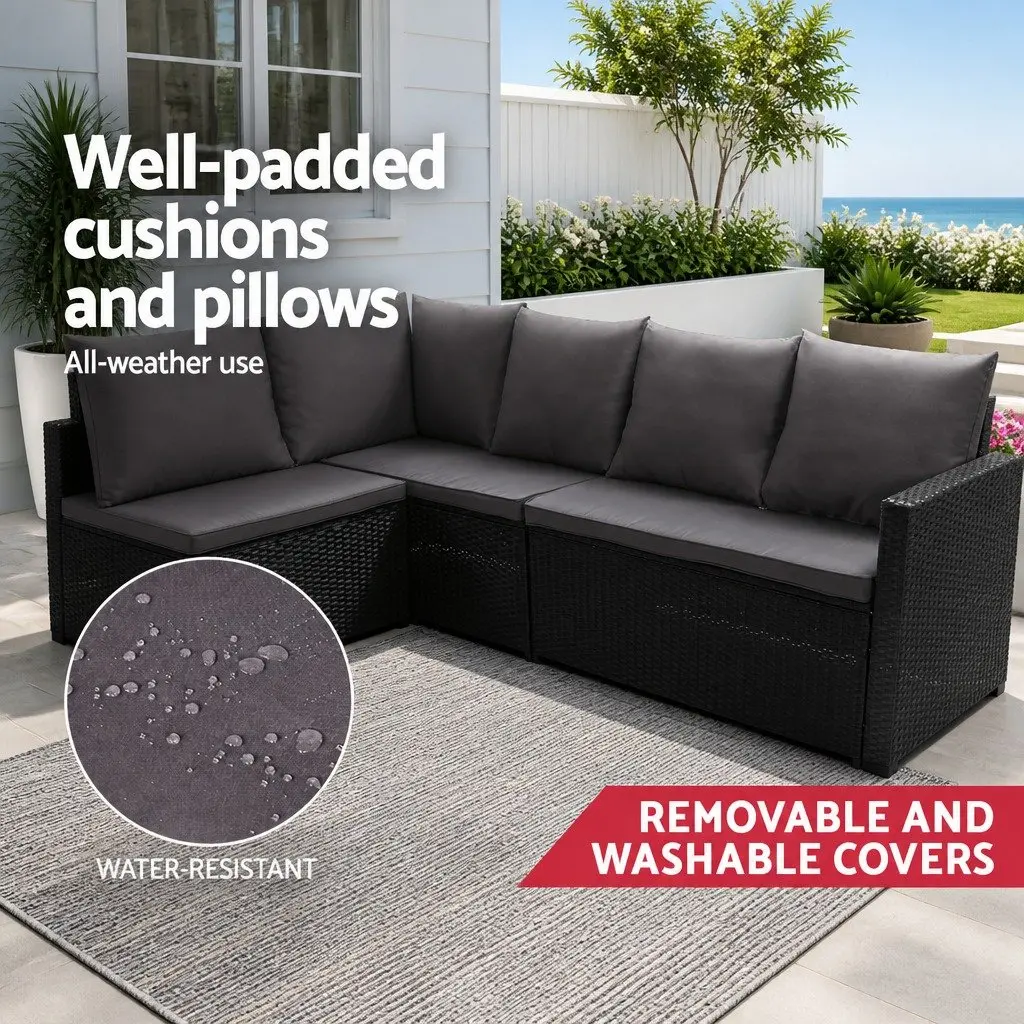 Outdoor Sofa Dining Set for 8