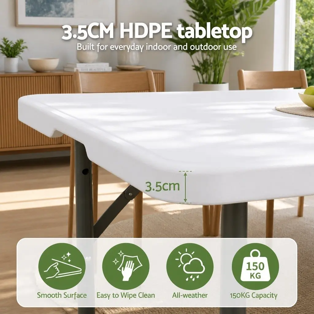 123cm Folding Table