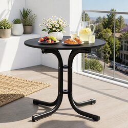 Compact and Reliable 80cm Round Bistro Table