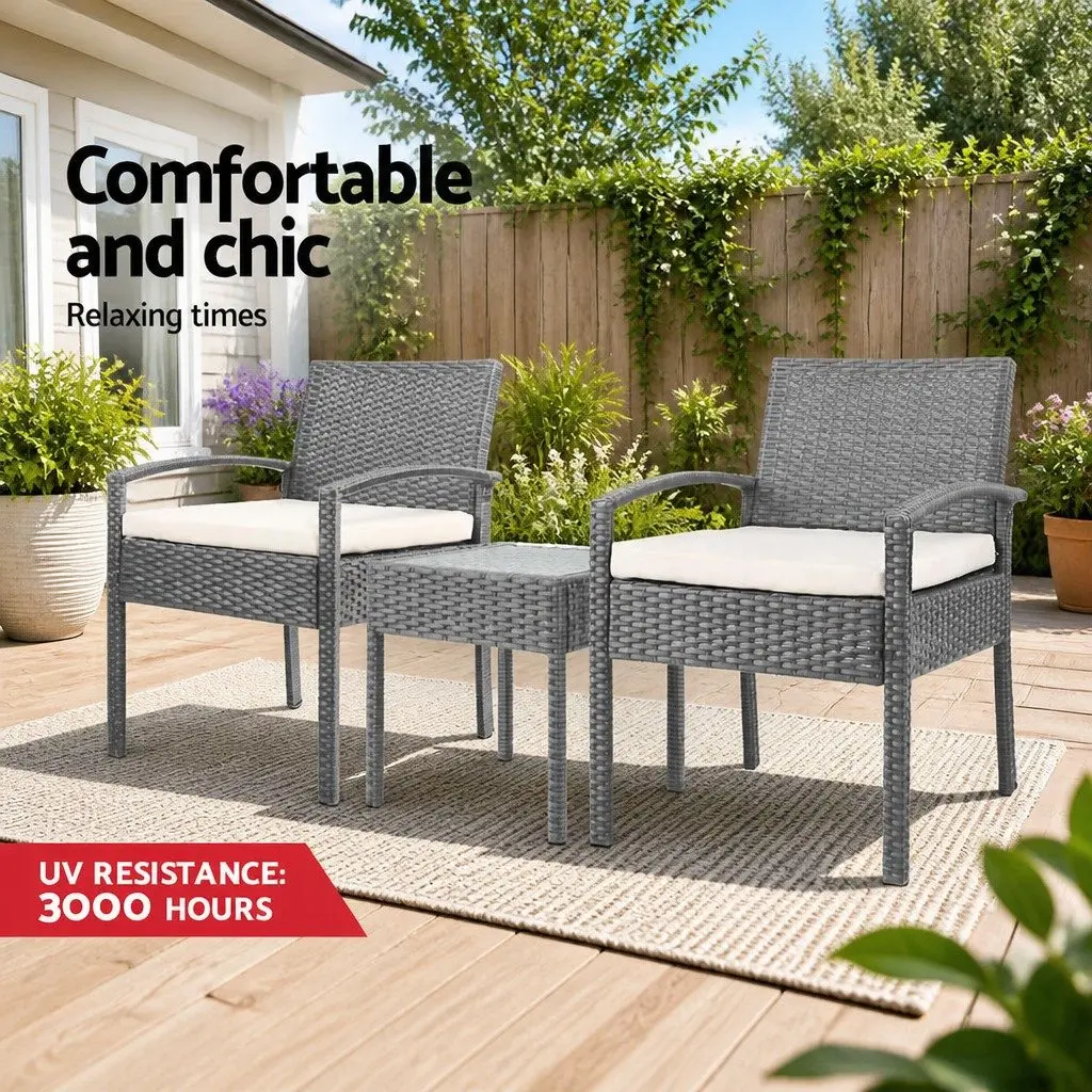3PC Patio Lounge Set