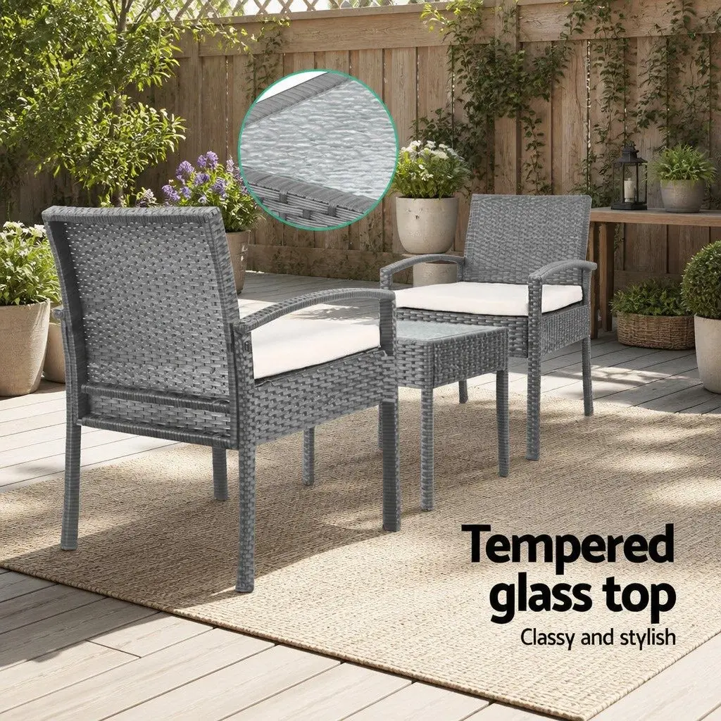 3PC Patio Lounge Set