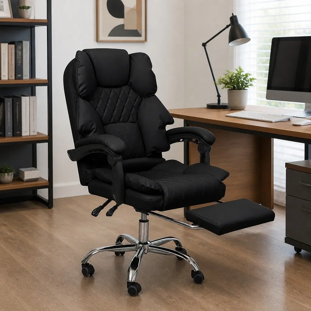 Gaming Office Chair with Footrest
