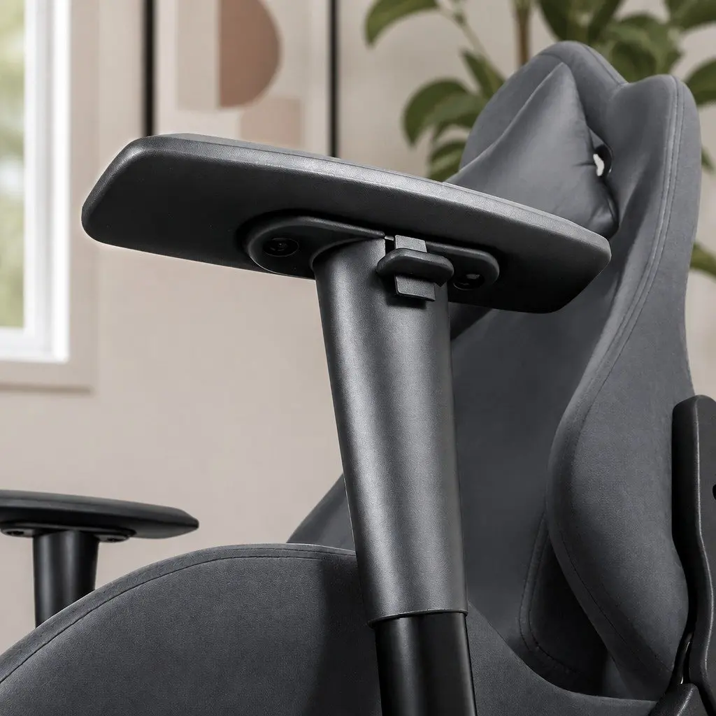 Office Chair Black and Beige High Back Swivel Reclining Seat Adjustable Height