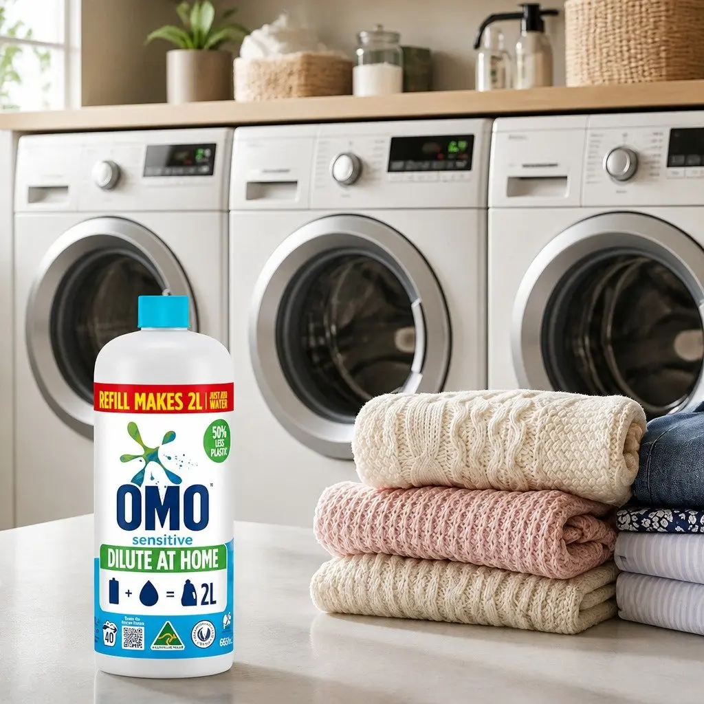 Sensitive Laundry Liquid Refill 665mL Dilute at Home Concentrated Cleaning