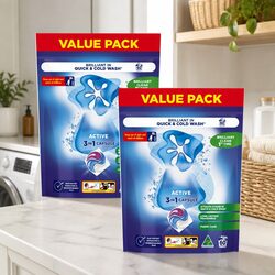 Discover 3 in 1 Active Laundry Capsules - 120 Capsule Pack