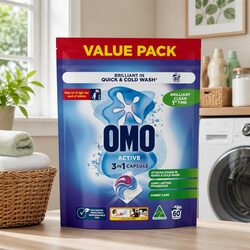 3 in 1 Active Laundry Capsules - Convenient Cleaning Solution