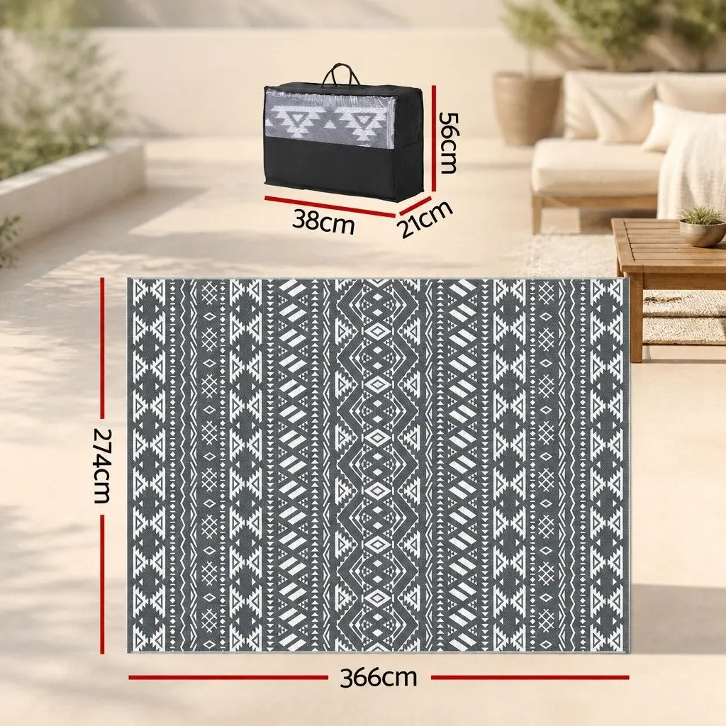 Grey Outdoor Area Rug