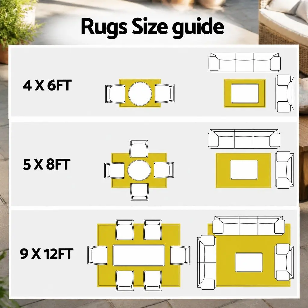 Grey Outdoor Area Rug