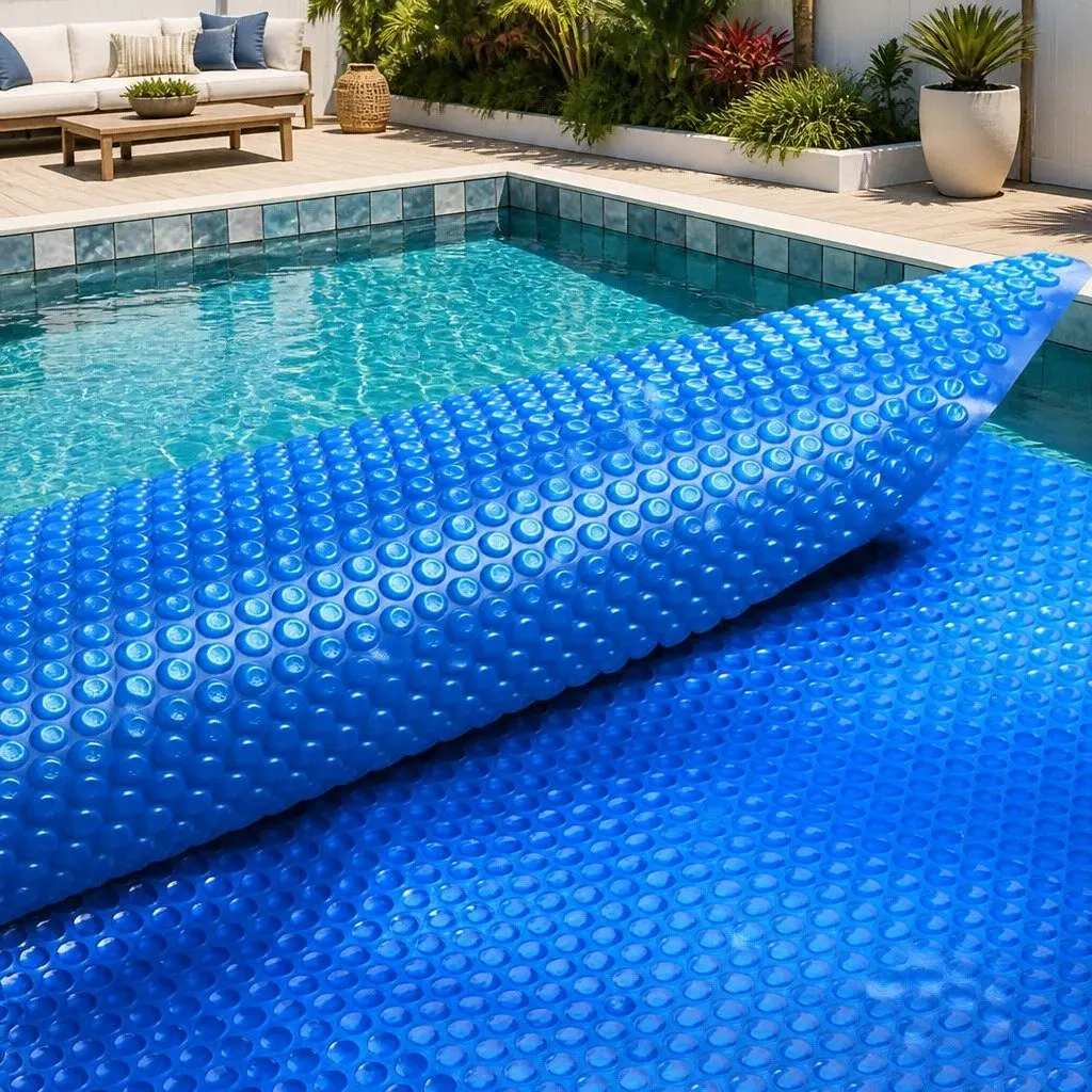 Solar Pool Cover Blue 10x4m 500 Micron Heat Retention