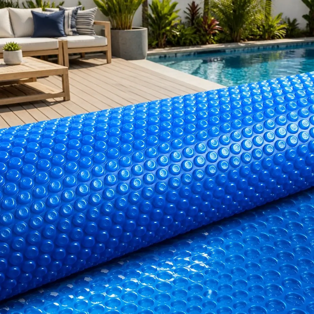 Solar Pool Cover Blue 10x4m 500 Micron Heat Retention