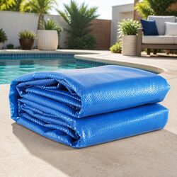 Compact and Effective Solar Pool Cover 9.5 x 5M Blue