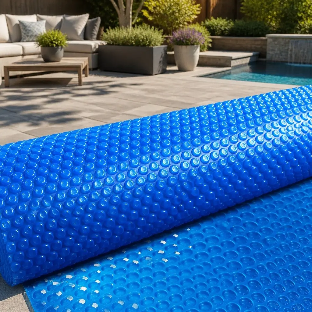 Solar Pool Cover Blue 11x4.8m 500 Micron Heat Retention