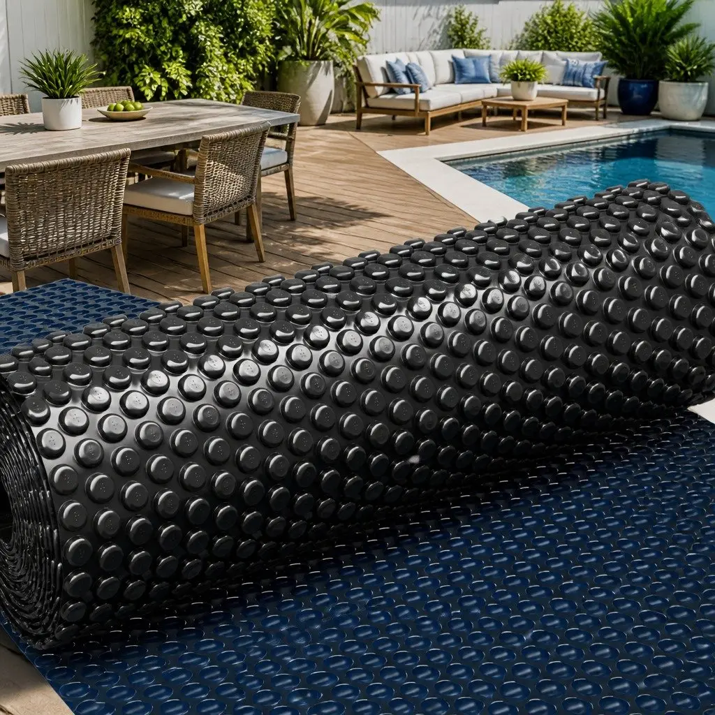 Pool Cover Blue Black 11x4.8m 600 Micron Bubble Heat Retention