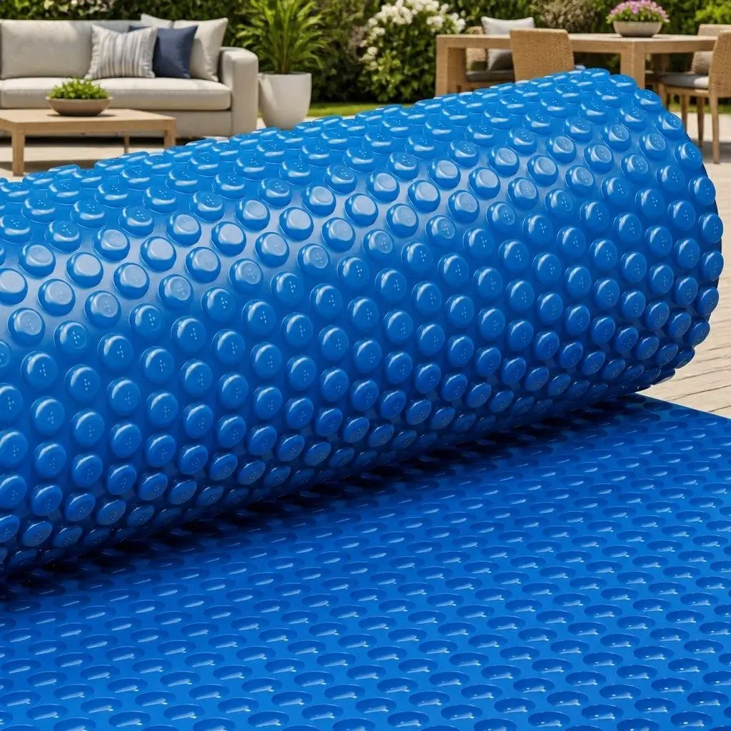 Pool Cover 6.5x3m Solar Blanket 600 Micron Bubble Blue Swimming Pool Protection