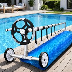 Compact and Efficient 8x4.2m Pool Cover with Roller Kit