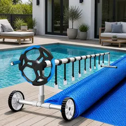Your Ideal 8x4.2m Solar Pool Cover with Adjustable Roller