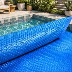 Efficient Solar Pool Cover - 8M x 4.2M, Blue