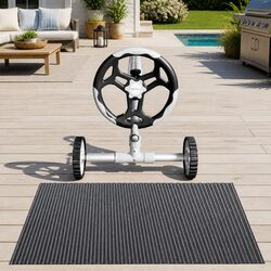 Compact Solar Pool Cover with Aluminium Roller System