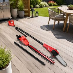 Cordless Pole Chainsaw and Trimmer – Compact and Efficient