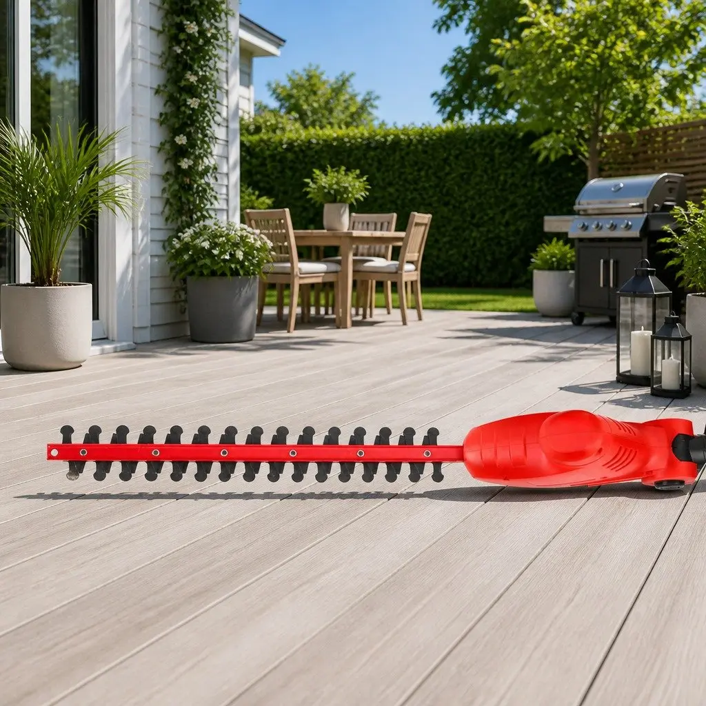 Cordless Pole Chainsaw & Hedge Trimmer 2in1 8in Chain Saw 20V Battery 2.7m Reach