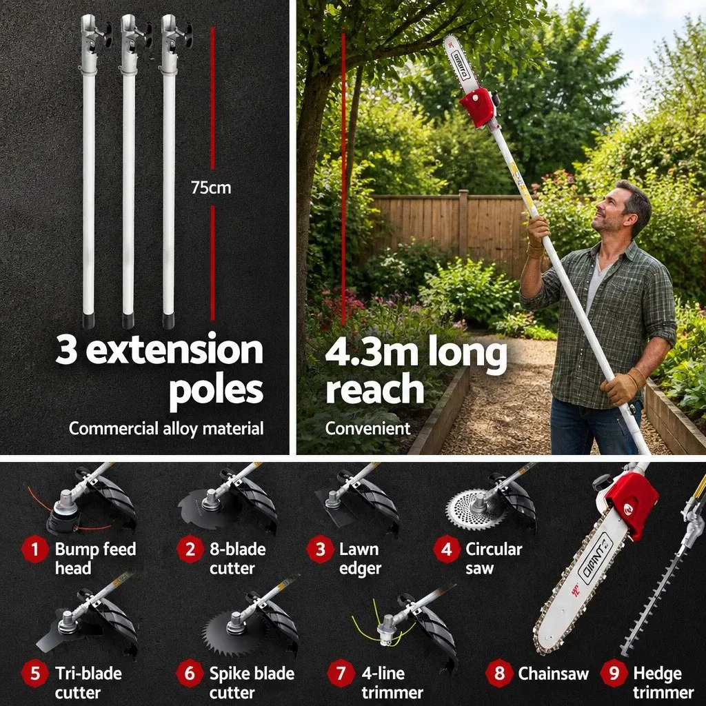 9 in 1 Pole Chainsaw System