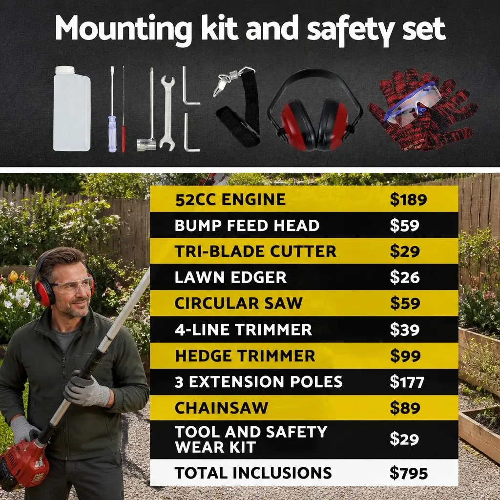 9 in 1 Pole Chainsaw System