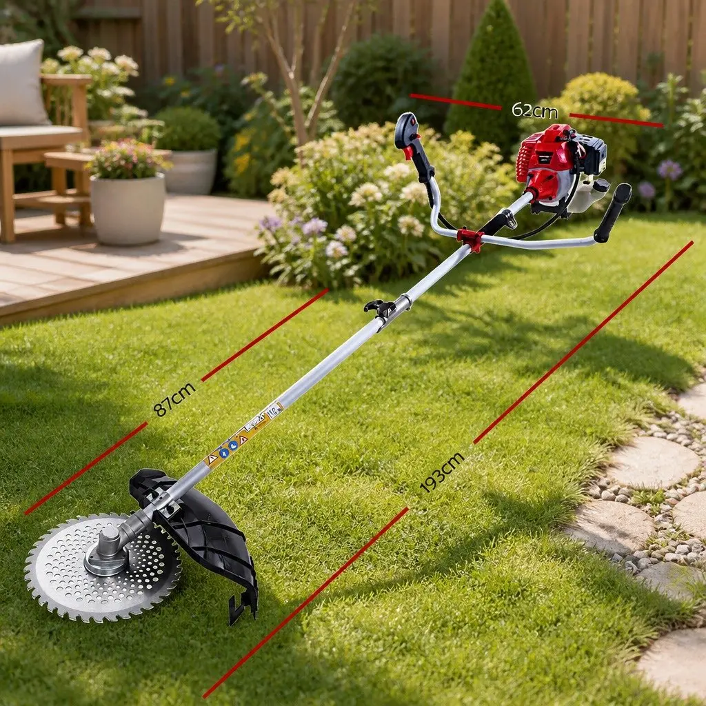 2 Stroke Pole Chainsaw Petrol Hedge Trimmer Tree Pruner 7 in 1 Multi Tool