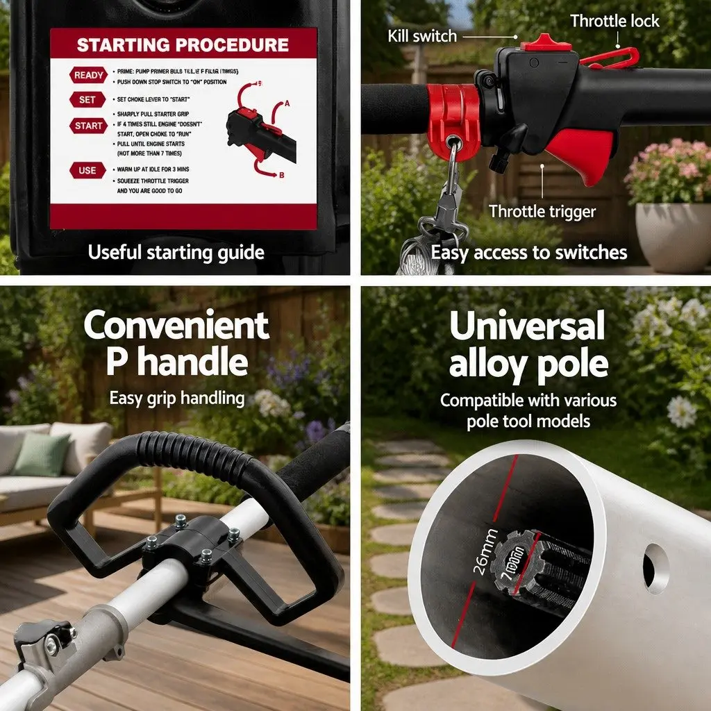 65CC Pole Chainsaw for Tree Care