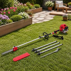 Compact 65CC Pole Chainsaw Hedge Trimmer for Home Use