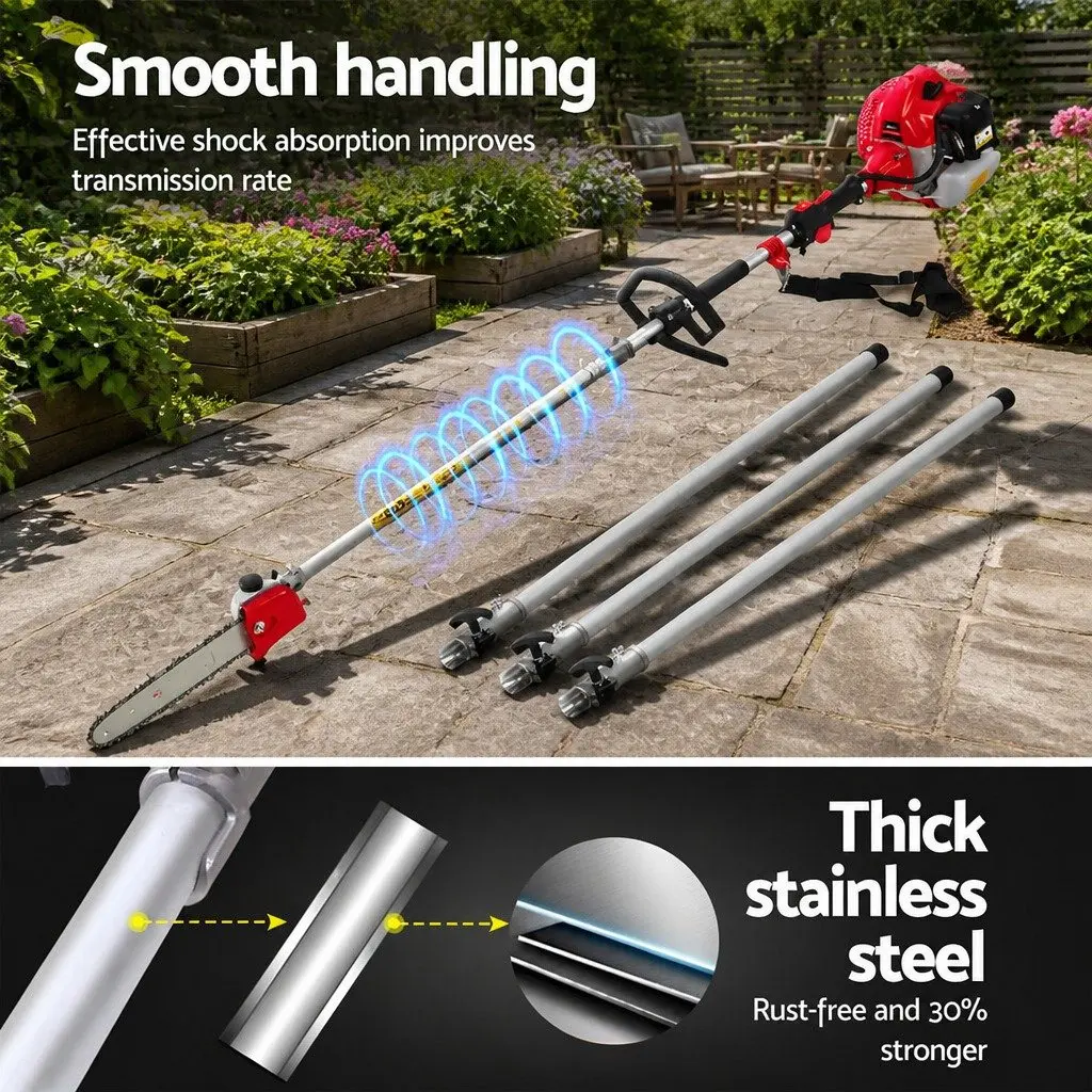 65CC Pole Chainsaw Hedge Trimmer for Home Use
