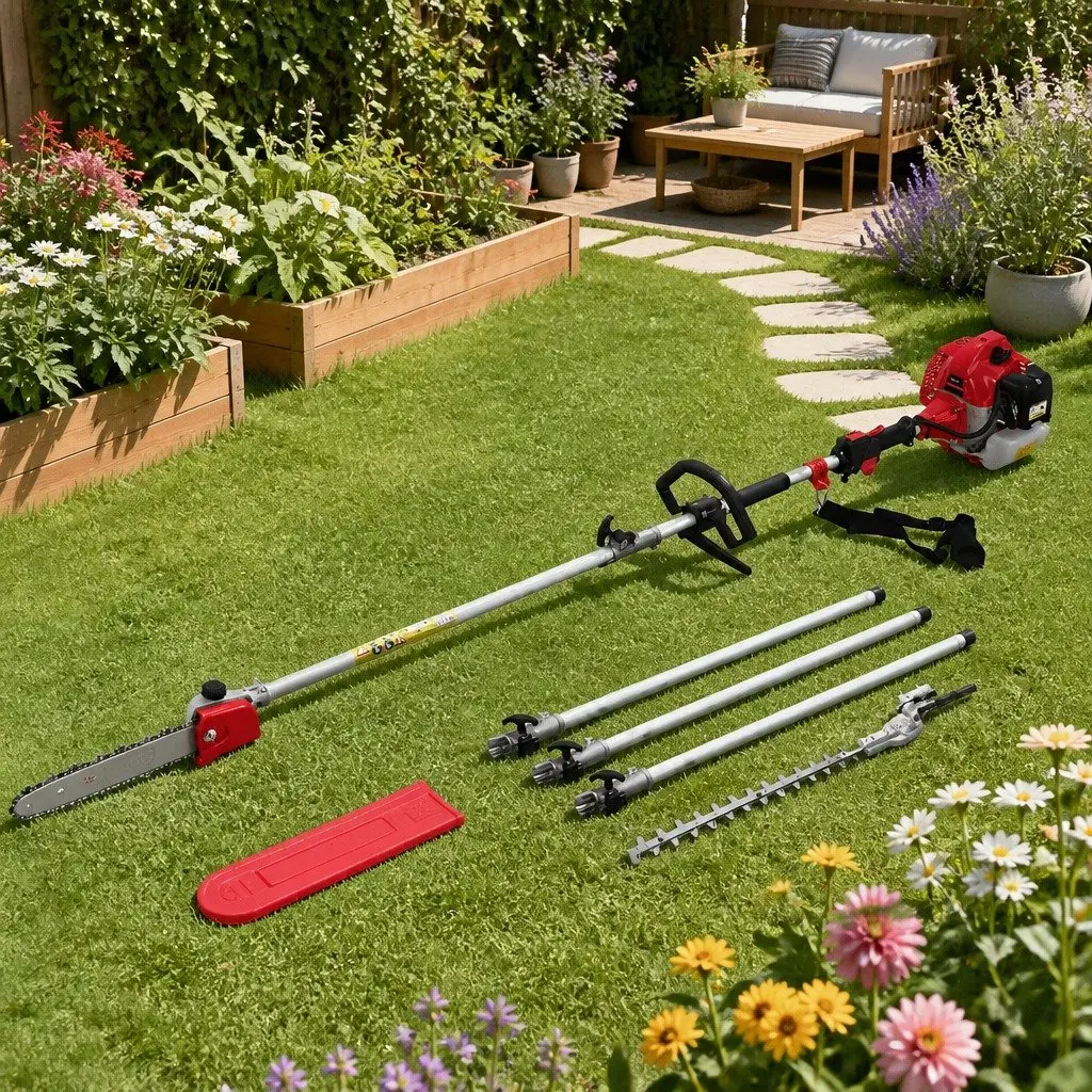65CC Pole Chainsaw Hedge Trimmer for Home Use