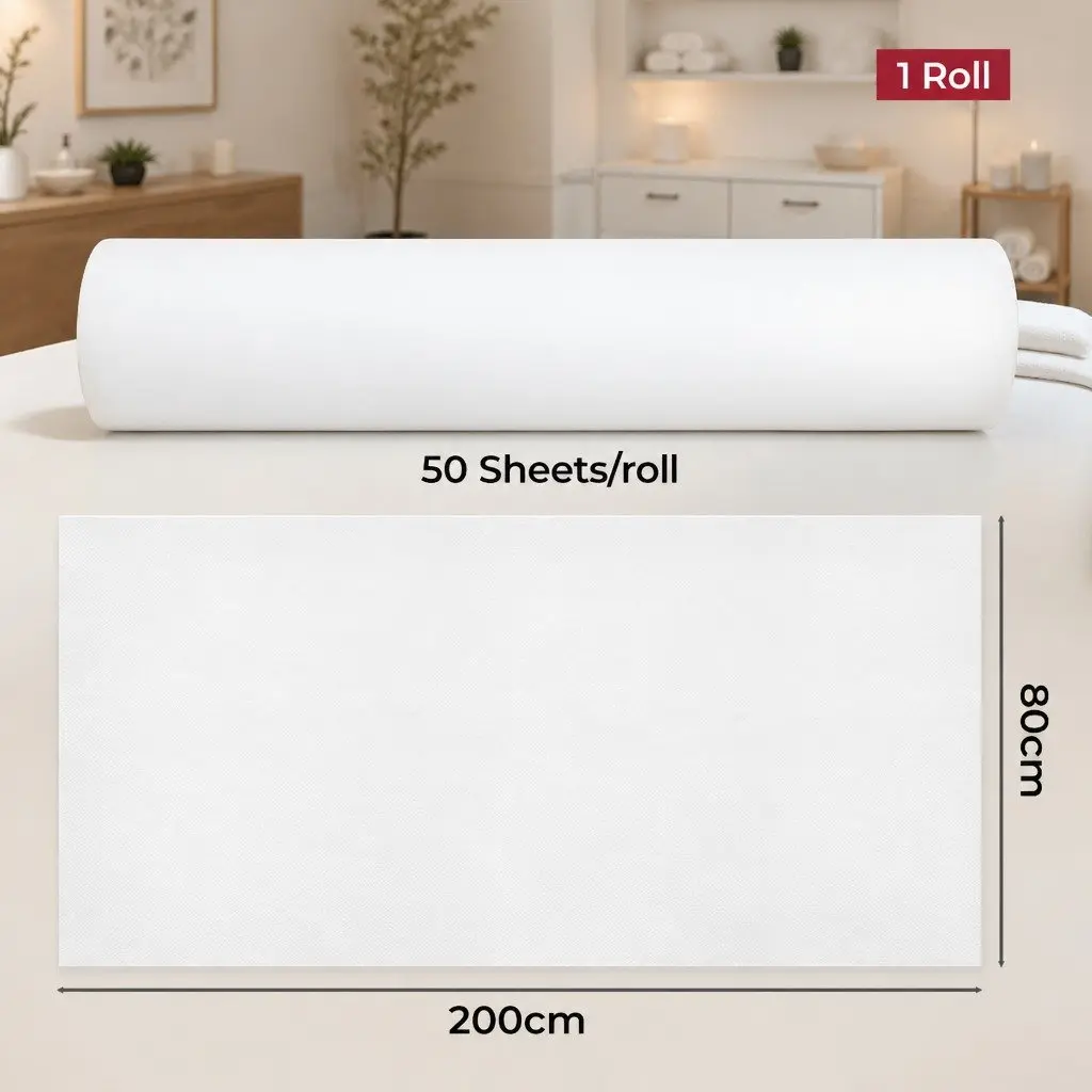 50PCS Disposable Bed Sheets Non-woven Waterproof Massage Table Cover Hygiene
