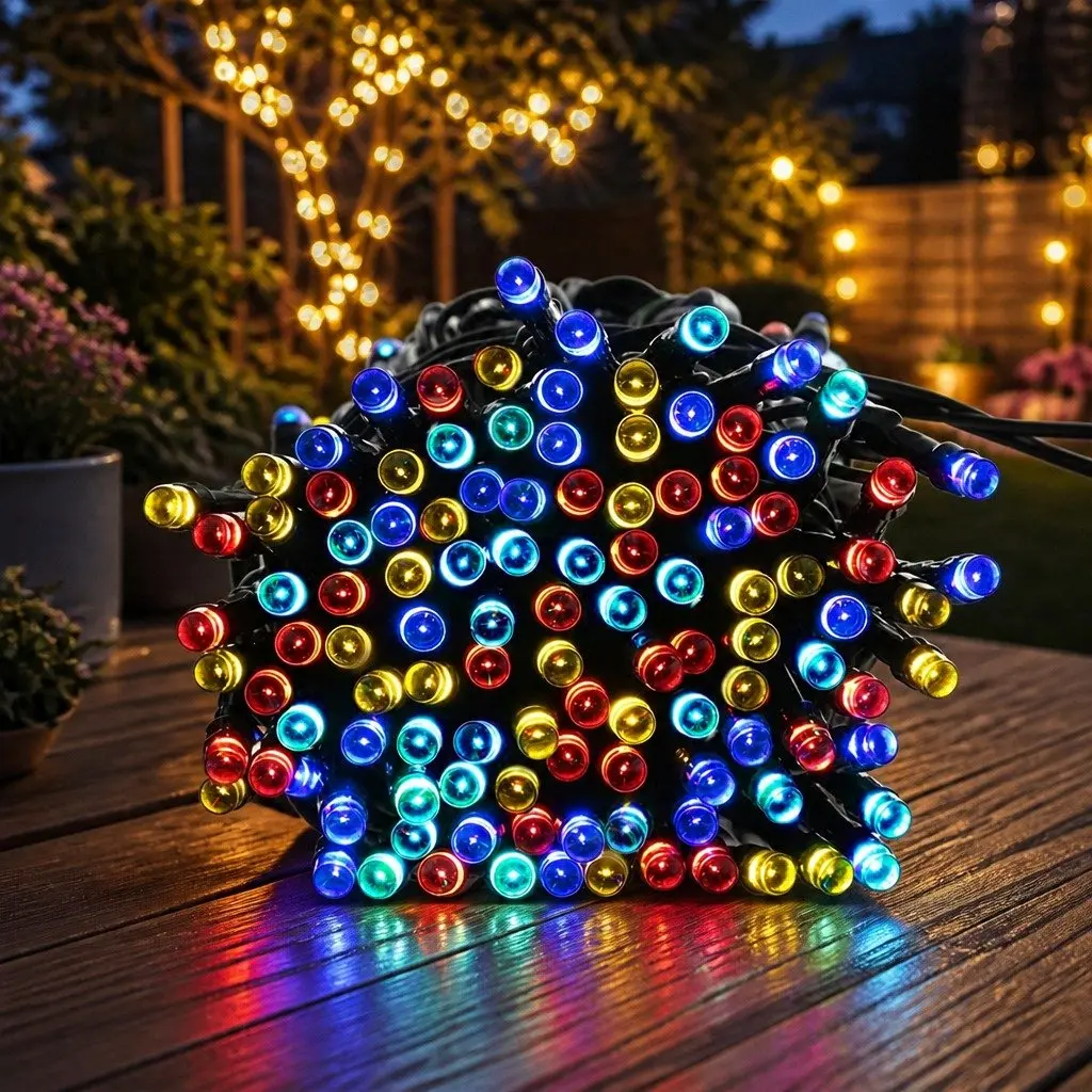 Solar Powered String Lights Warm White 30M 300LED Waterproof Outdoor Garden Decoration