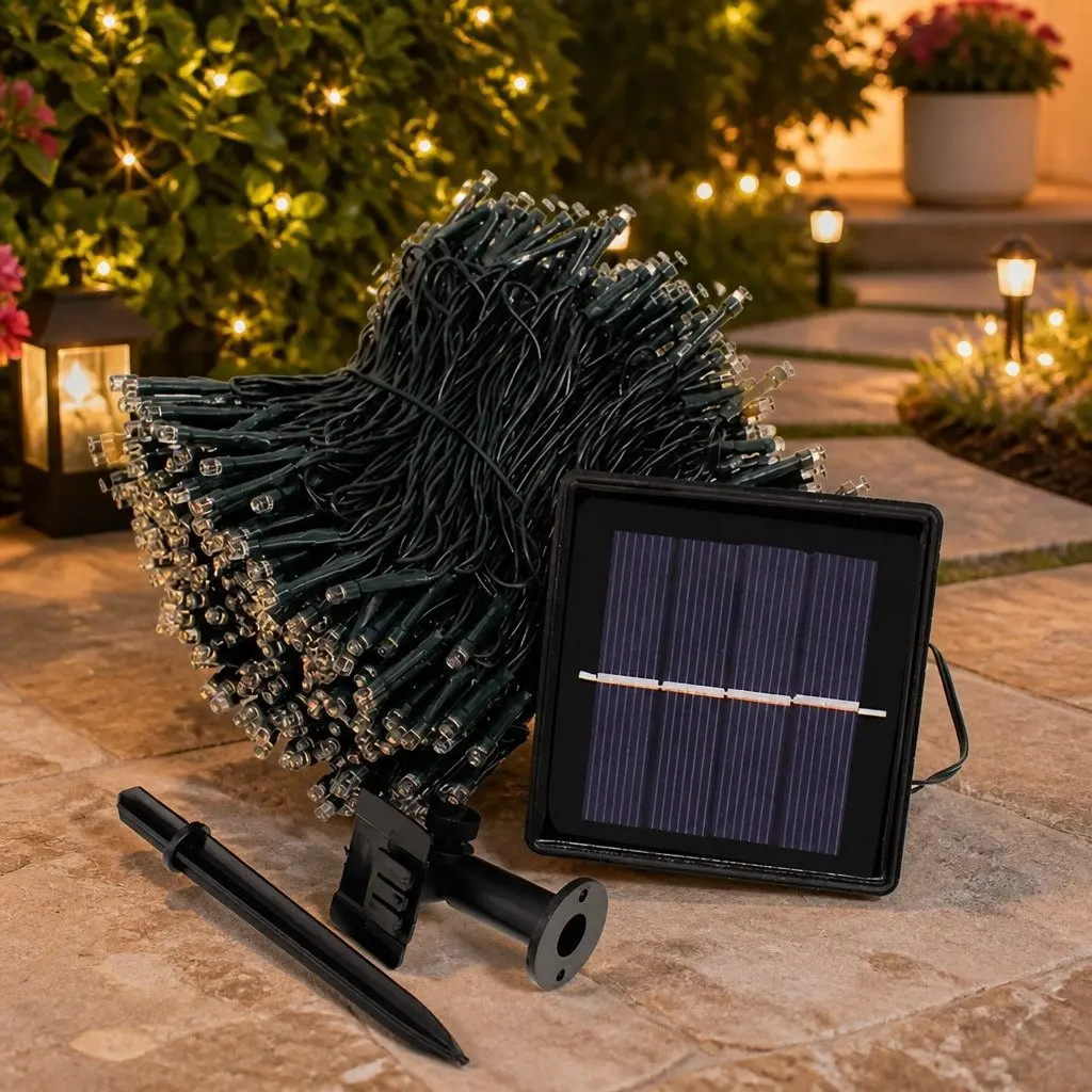 Solar Powered String Lights Warm White 30M 300LED Waterproof Outdoor Garden Decoration