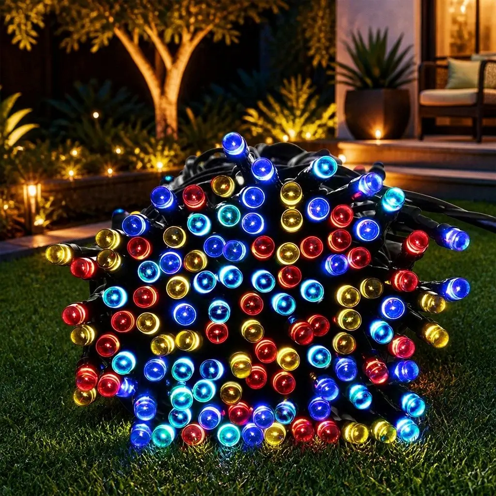 Solar String Lights Warm White 42M 400LED Waterproof Outdoor Garden Decoration